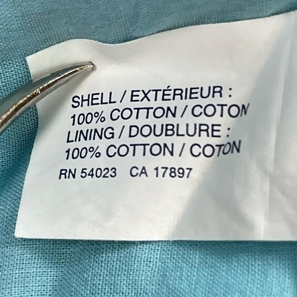 Gap Dress Women Small Blue Teal Tie Dye Print V-Neck Halter Backless 100% Cotton - Picture 8 of 11